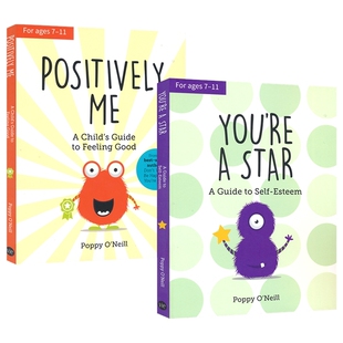 【自营】You're a Star  Positively Me 儿童成长情绪手册 学会自信 面对负面情绪 逆商培养 亲子读物 7-11岁 英文原版进口图书