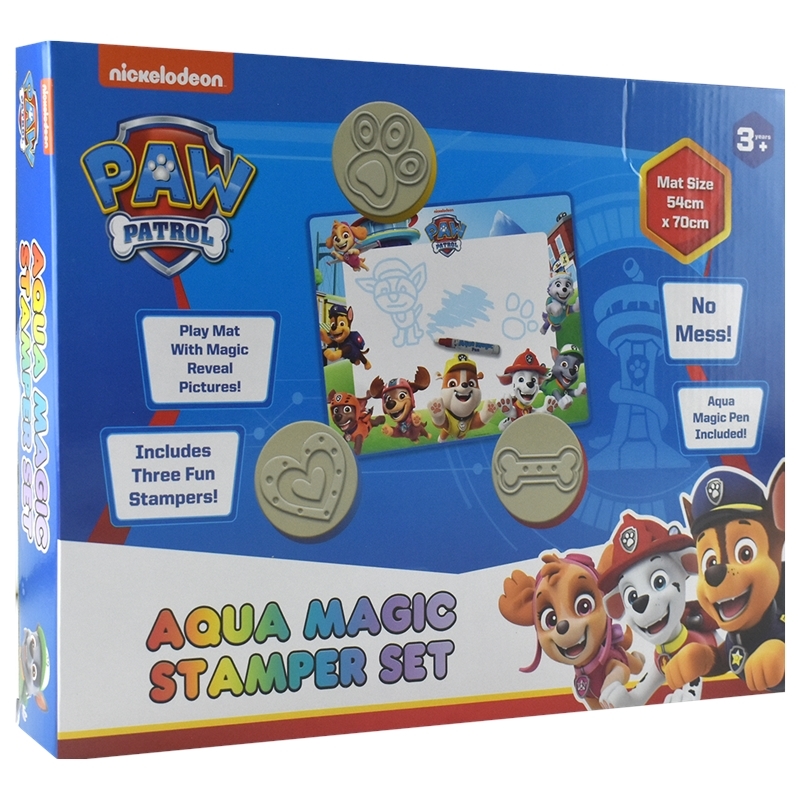 Paw Patrol Aqua Magic Stamper Set 汪汪队立大功 水魔法印章套装 儿童艺术启蒙 英文原版进口图书