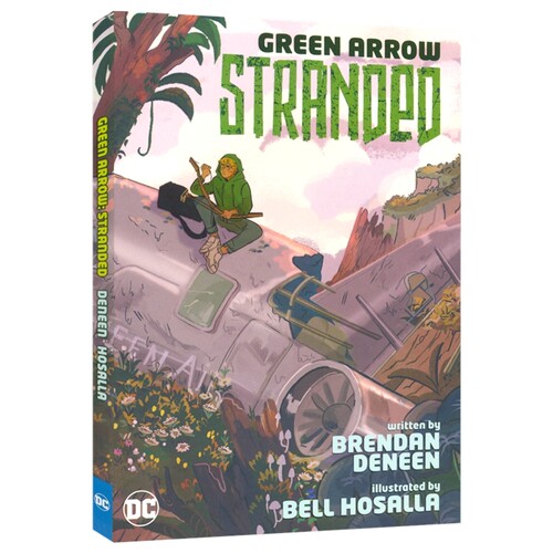 Green Arrow Stranded 绿箭侠 荒岛求生 儿童全彩漫画 青少年图像小说 DC超级英雄起源故事 英文原版进口图书