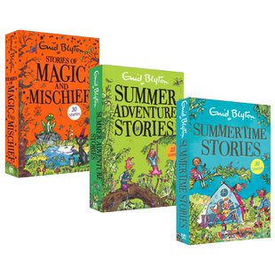 Enid Blyton 伊妮德布莱顿 夏日冒险魔法恶作剧3册英文原版儿童图书Summertime Stories Summer Adventure Magic and Mischief