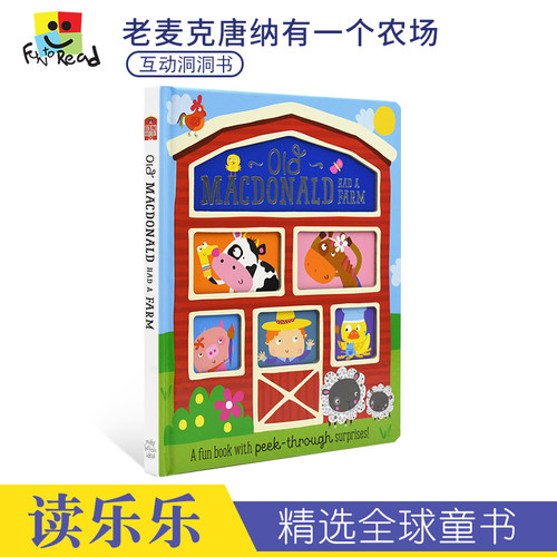Old Macdonald Had a Farm 麦克唐纳爷爷有个农场 儿童英语经典童谣洞洞书 英文原版图书
