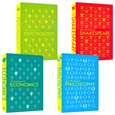 【自营】DK 人类思想百科丛书4册 The Little Book of Economics/Philosophy/Psychology/ Shakespeare 学科知识科普 英文原版