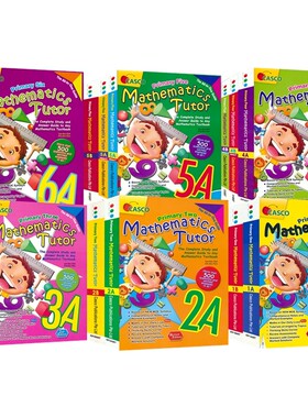 Casco Primary Maths Tutor 1A-6B 小学数学辅导书 1-6年级 14册 紧贴新加坡教学大纲  培养数学思维和解题能力 英文原版图书