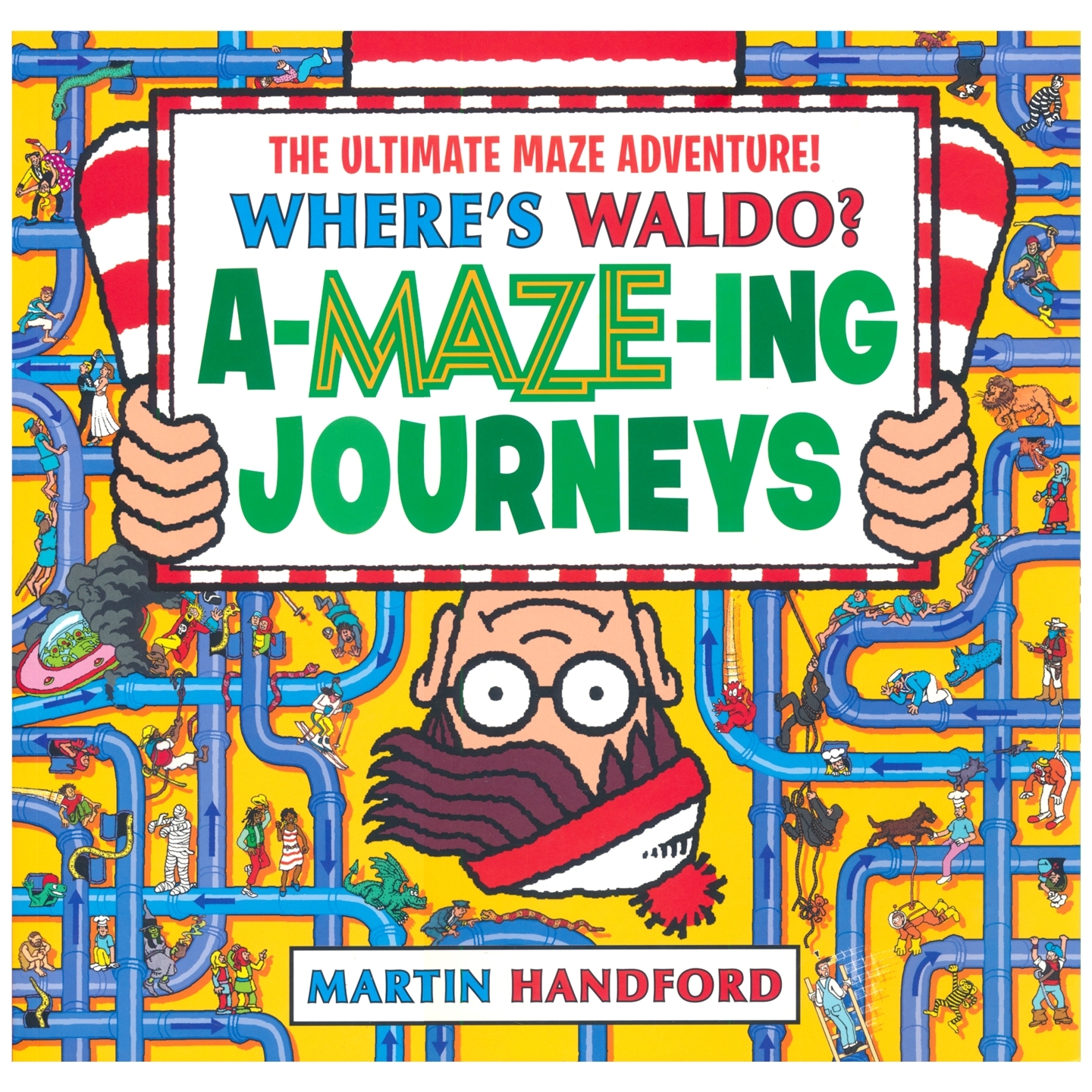 Where's Waldo Amazing Journeys The Ultimate Maze Adventure! 沃尔多在哪里 神奇的旅行 迷宫儿童趣味游戏活动书 英文原版进口