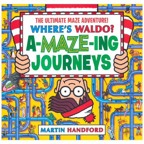 Where's Waldo Amazing Journeys The Ultimate Maze Adventure! 沃尔多在哪里 神奇的旅行 迷宫儿童趣味游戏活动书 英文原版进口