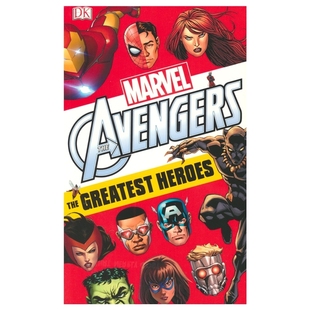 【自营】DK Marvel Avengers The Greatest Heroes 漫威漫画 复仇者联盟 超级英雄团队 全彩桥梁书 8-12岁 课外读物 英文原版