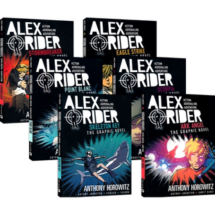 Alex Rider The Graphic Novel 少年特工亚历克斯6册 谍战漫画小说 儿童英语课外读物 英文原版进口图书