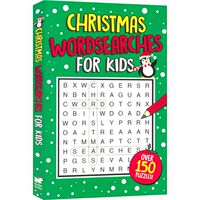 Christmas Crosswords  Wordsearches For Kids 儿童圣诞主题 填词和找词游戏 纵横填词 单词搜索 趣味解谜益智活动 英文原版图书 thumbnail 2