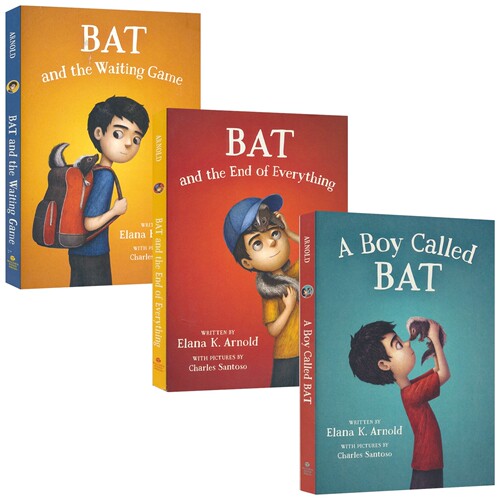 A Boy Called Bat Series 巴特的成长三部曲 温暖治愈 动物伙伴 成长力量 章节小说 青少年英语课外读物 英文原版进口儿童图书