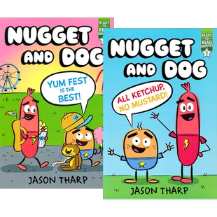 Ready To Read Level 2 Nugget and Dog  All Ketchup, No Mustard 努格特和道格 分级阅读2级 全彩漫画 入门读物 英文原版进口