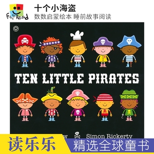 Ten Little Pirates 十个小海盗 1-10 数数启蒙 睡前图画故事 幼儿亲子阅读 数字认知 英文原版进口图书