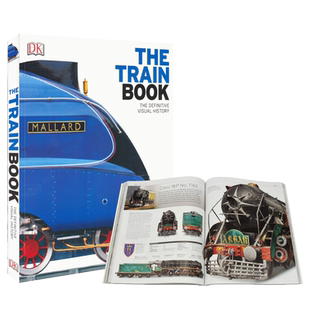 DK The Train Book Visual History 火车 儿童英语百科科普知识全书 大开本视觉图解图鉴 儿童读物 英文原版进口图书