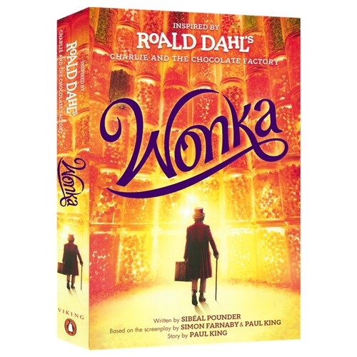 Wonka  旺卡 电影版 查理与巧克力工厂前传 甜茶主演电影 罗尔德达尔 英语章节小说 英文原版进口图书
