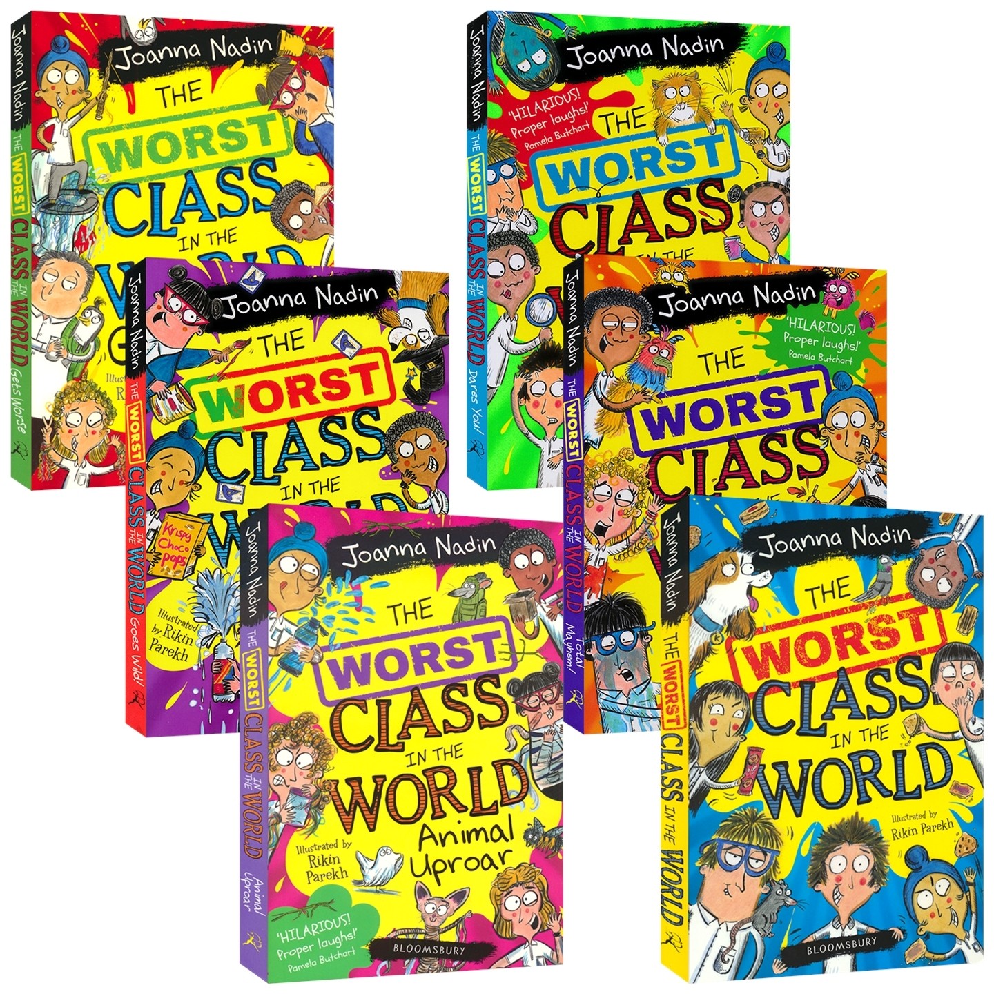 The Worst Class In The World 1-6 全世界糟糕的班级 爆笑校园故事 桥梁书 章节小说 小学英语课外读物 英文原版进口儿童图书,书籍/杂志/报纸,儿童读物原版书,淘宝优惠券,粉丝福利购,淘宝优惠卷