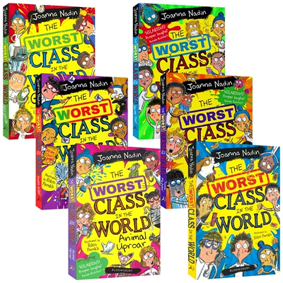 The Worst Class In The World 1-6 全世界糟糕的班级 爆笑校园故事 桥梁书 章节小说 小学英语课外读物 英文原版进口儿童图书