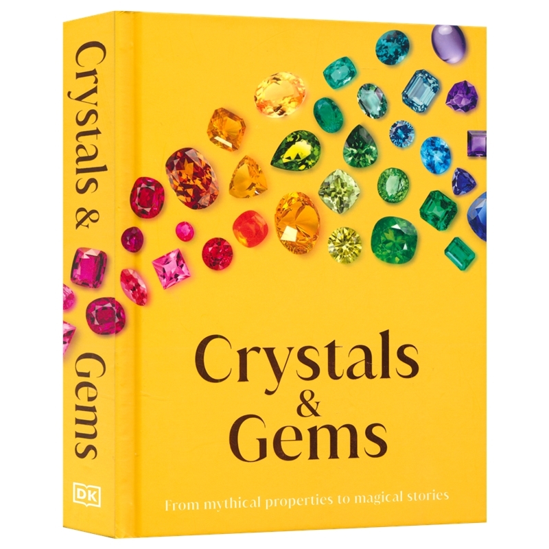 DK Crystal And Gems 了解水晶与宝石的奥秘 宝石 半宝石 有机宝石 DK百科科普读物 百科全书 英文课外读物 英文原版进口图书