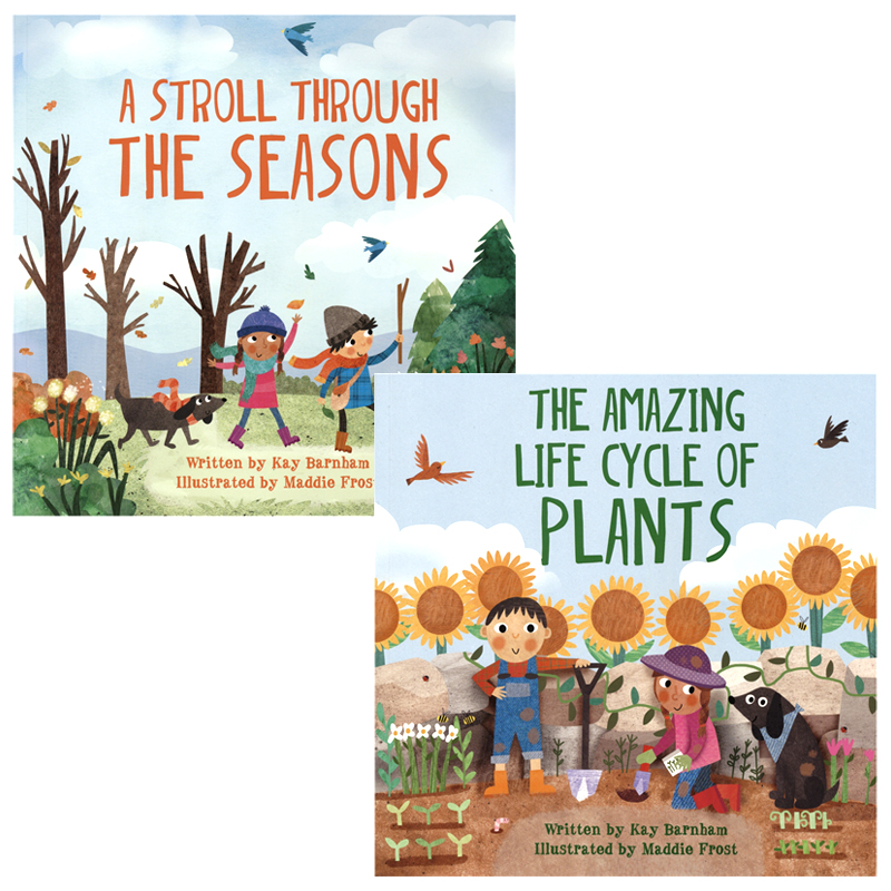 【自营】Look and Wonder Seasons Plants 神奇的大自然 幼儿科普绘本 英语早教 四季植物生命周期 百科 亲子读物 英文原版进口