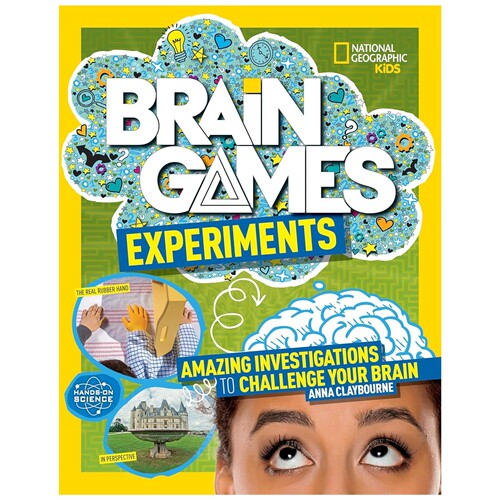 【自营】Brain Games Experiments 脑力游戏 40+脑洞实验 益智活动 英文原版进口儿童图书