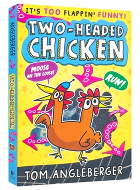 Two-Headed Chicken 双头鸡疯狂大冒险 全彩漫画小说 英语课外读物 英文原版进口儿童图书