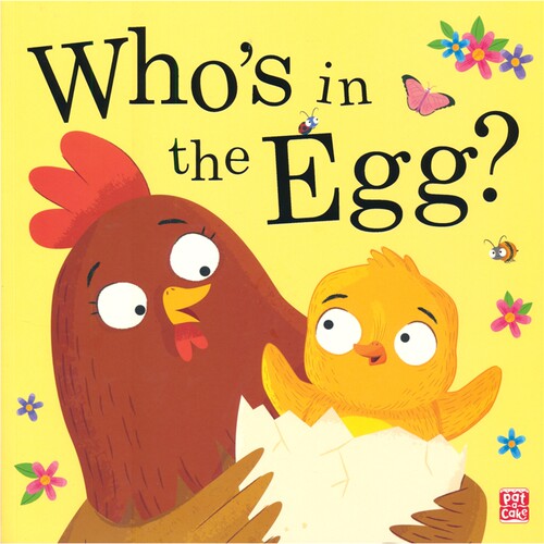 Who‘s In The Egg 谁在蛋里 趣味儿童绘本  提问式阅读 句式简单 低幼启蒙科普读物 英文原版进口图书