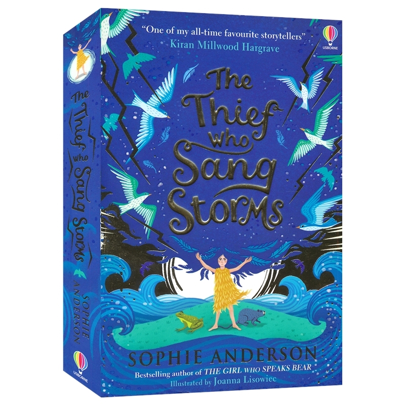 Usborne The Thief Who Sang Storms 尤斯伯恩 魔法主题 英文章节小说 中小学课外读物  阅读拓展 9-12岁 英文原版进口图书
