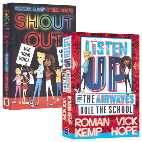 Listen Up Shout Out 听好了 大声喊出 幽默搞笑 校园冒险故事章节书 儿童侦探推理小说 青少年英语课外读物 英文原版进口图书