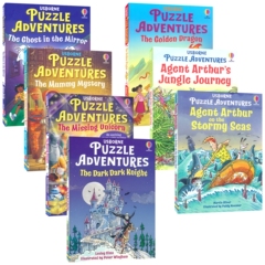 Usborne Puzzle Adventures 尤斯伯恩 解谜冒险系列 益智活动 全彩桥梁读物 思维训练 英文原版进口儿童图书