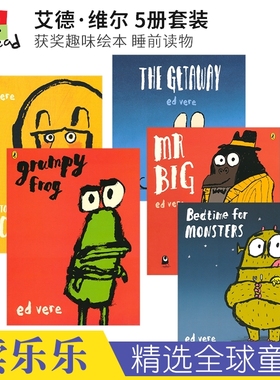 Ed Vere Max绘本作者艾德 维尔 The Getaway Mr. Big How to be a lion 如何成为一头狮子 儿童英语读物故事绘本 英文原版进口图书