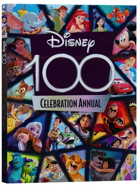 Disney 100 Celebration Annual 迪士尼100周年庆典 英文原版进口 儿童绘本图画书迪士尼系列 精装精品绘本 3-6岁