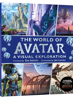 The World of Avatar Updated Edition 阿凡达世界 视觉手册 2025新版 火与烬 卡梅隆电影 潘多拉星球 水之道 英文原版进口