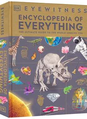 【自营】DK目击者百科全书 Eyewitness Encyclopedia of Everything 儿童科普读物科学历史自然文化 前沿科技冷知识 精装 英文原版