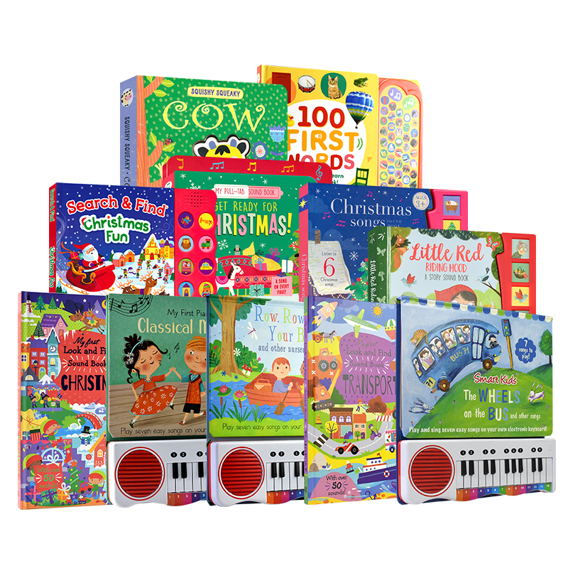 North Parade 发声书 交通工具 玩具 野生动物 幼儿英语启蒙 英文原版进口儿童图书