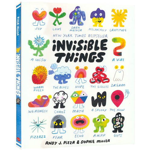 Invisible Things 看不见的事物 英文原版进口绘本 儿童情感感受学习 精装图画书 感受无形的东西 纽约时报Mac Barnett推荐书
