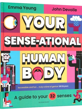 Your Sense-Ational Human Body 你的感官指南 精装大开本 百科科普读物 英文原版进口儿童图书