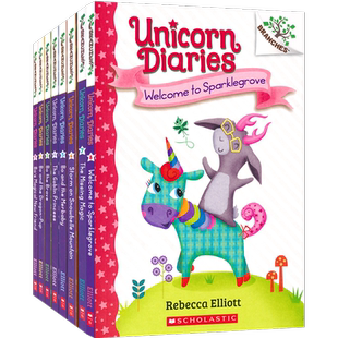 Unicorn Diaries 1-11 学乐大树系列 独角兽日记 趣味漫画 英文章节书 独立自主阅读 6-9岁 英文原版进口图书