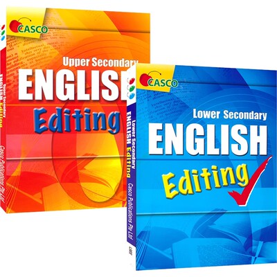 Casco English Editing Lower Upper Secondary 新加坡英语 初中英语改错 阅读 写作 13-15岁英文原版进口图书
