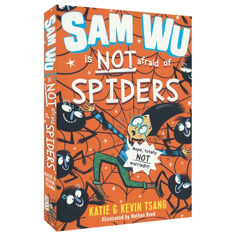 Sam Wu is NOT Afraid of Spiders 山姆不怕蜘蛛 儿童英语章节小说桥梁书 幽默搞笑 青少年课外读物 英文原版进口图书