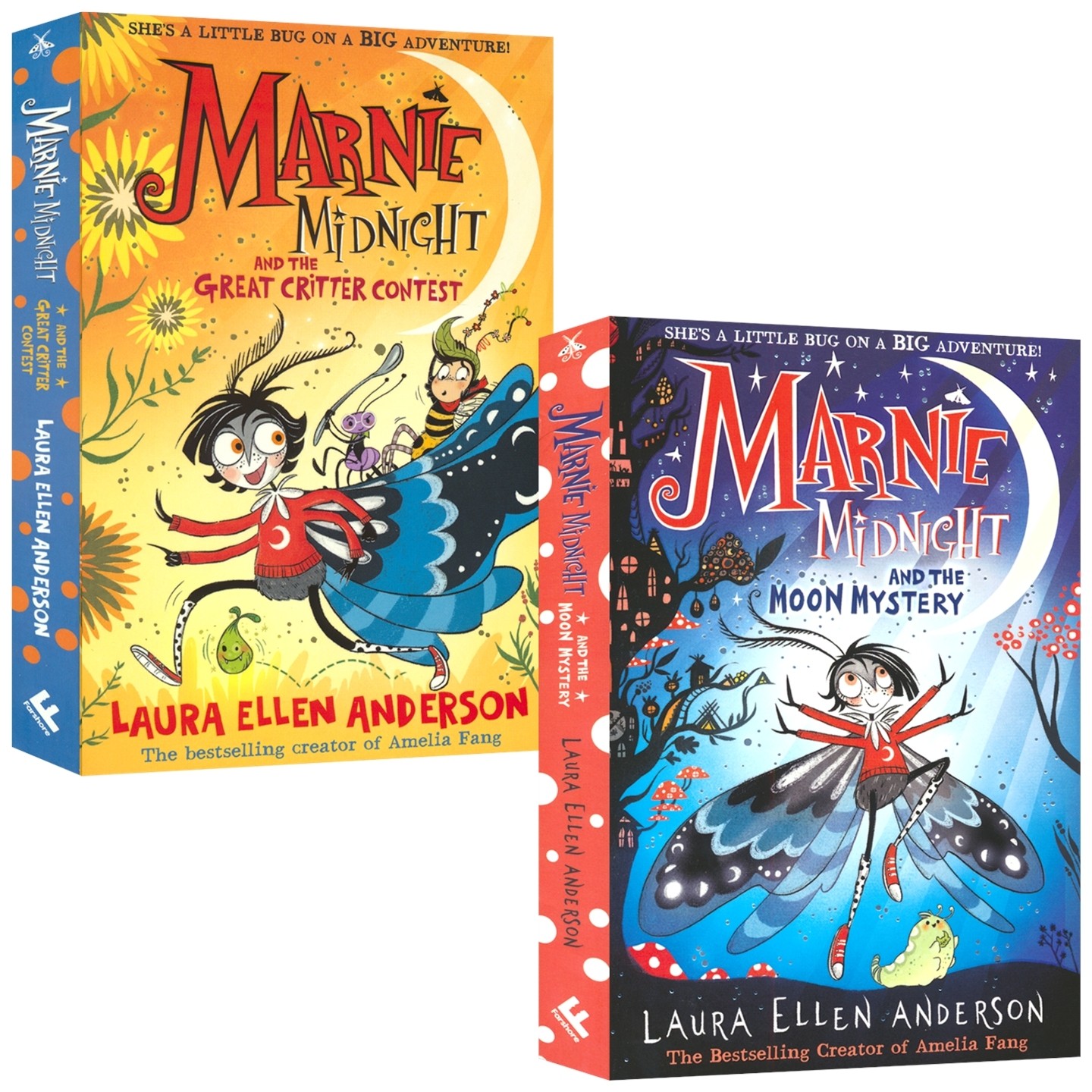 Marnie Midnight Marnie Midnight and the Moon Mystery 午夜玛妮系列1-2 章节小说 青少年英语课外读物 英文原版进口儿童图书