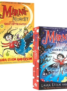 Marnie Midnight Marnie Midnight and the Moon Mystery 午夜玛妮系列1-2 章节小说 青少年英语课外读物 英文原版进口儿童图书