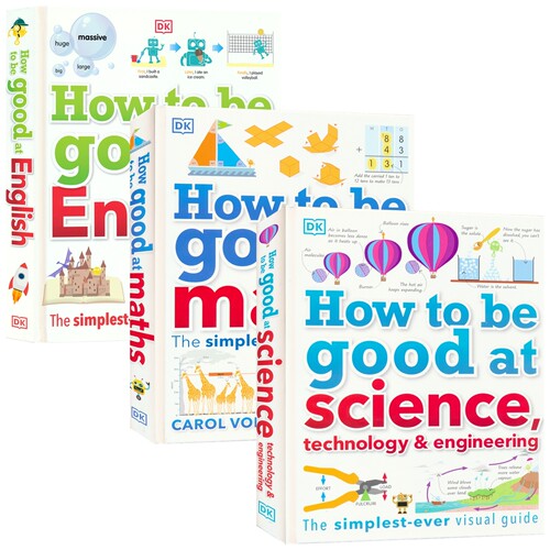 DK How to be Good at English 如何学好英语 数学 科学技术与工程 儿童教材教辅工具书精装 图解英语 英文原版进口图书