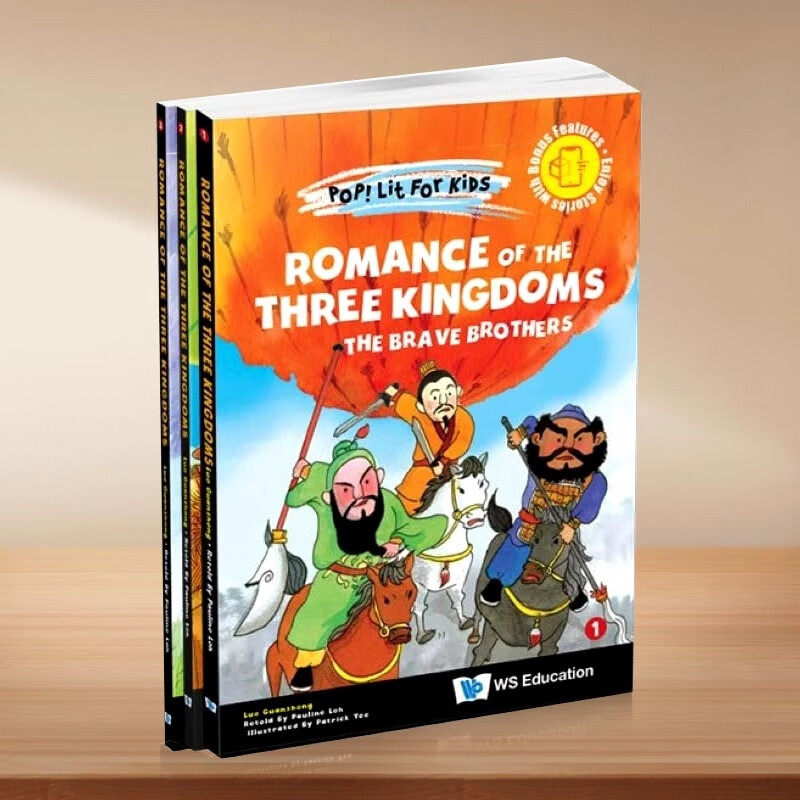 三国演义全集 英文原版 Romance of the Three Kingdoms The Complete Set 中国名著经典文学 四大名著 Guanzhong Luo 罗贯中