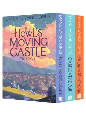The Howl's Moving Castle Trilogy 哈尔的移动城堡三部曲 空中城堡 迷宫之屋 章节小说 英语课外读物 英文原版进口儿童图书