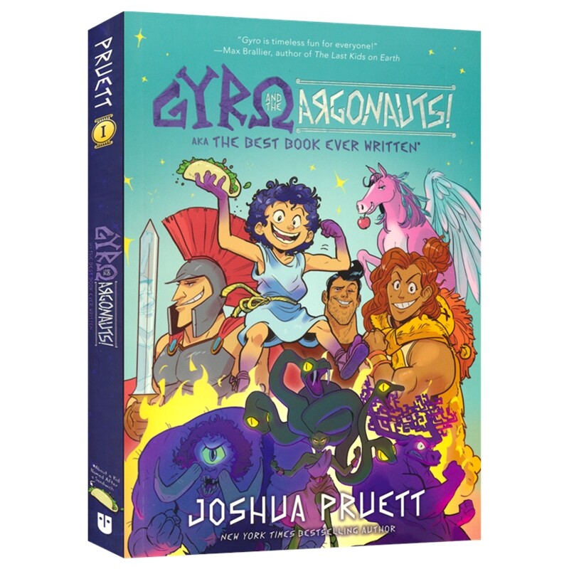 Gyro and the Argonauts! 吉罗与阿尔戈英雄 冒险故事 章节小说 重新诠释希腊神话 英文原版进口儿童图书