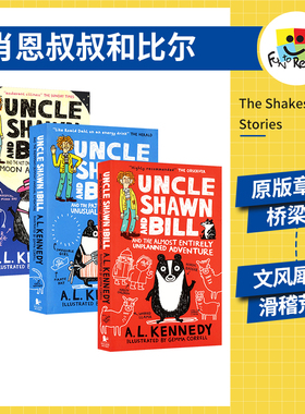 Uncle Shawn And Bill 肖恩叔叔和比尔3册 滑稽荒诞 儿童章节桥梁书 青少年英语课外读物 幽默搞笑 英文原版进口图书