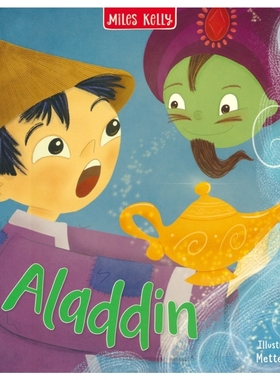 【自营】Aladdin 阿拉丁 儿童经典童话新编 亲子睡前读物 英语图画故事书 英文原版进口儿童图书