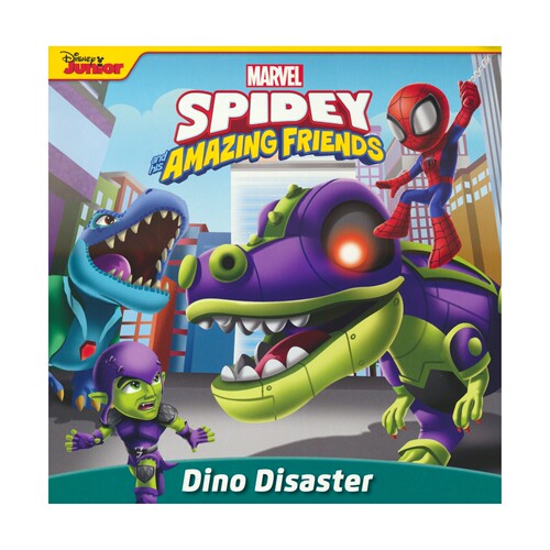 【自营】Spidey and His Amazing Friends Dino Disaster 漫威蜘蛛侠和他的神奇朋友们 恐龙灾难 故事绘本 英文原版进口儿童图书