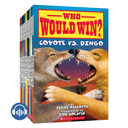 Scholastic Who Would Win 学乐猜猜谁会赢系列12册 动物大比拼 三角龙与棘龙 儿童趣味图解百科 STEM科普 英文原版进口图书