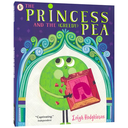 【自营】The Princess and the (Greedy) Pea 公主与(贪吃的)豌豆 儿童艺术插画故事绘本 亲子读物 英语早教启蒙 英文原版进口图书