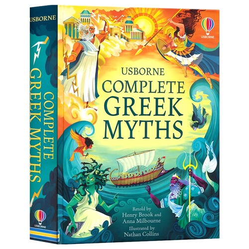 Usborne Complete Greek Myths 希腊神话完整版 青少年科普百科 英语课外读物 精装 全彩插图 英文原版进口儿童图书