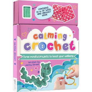 Best Friends Crochet Crochet Calming Board Book 好朋友钩针 解压钩针 钩针指导 DIY材料包 英文原版进口